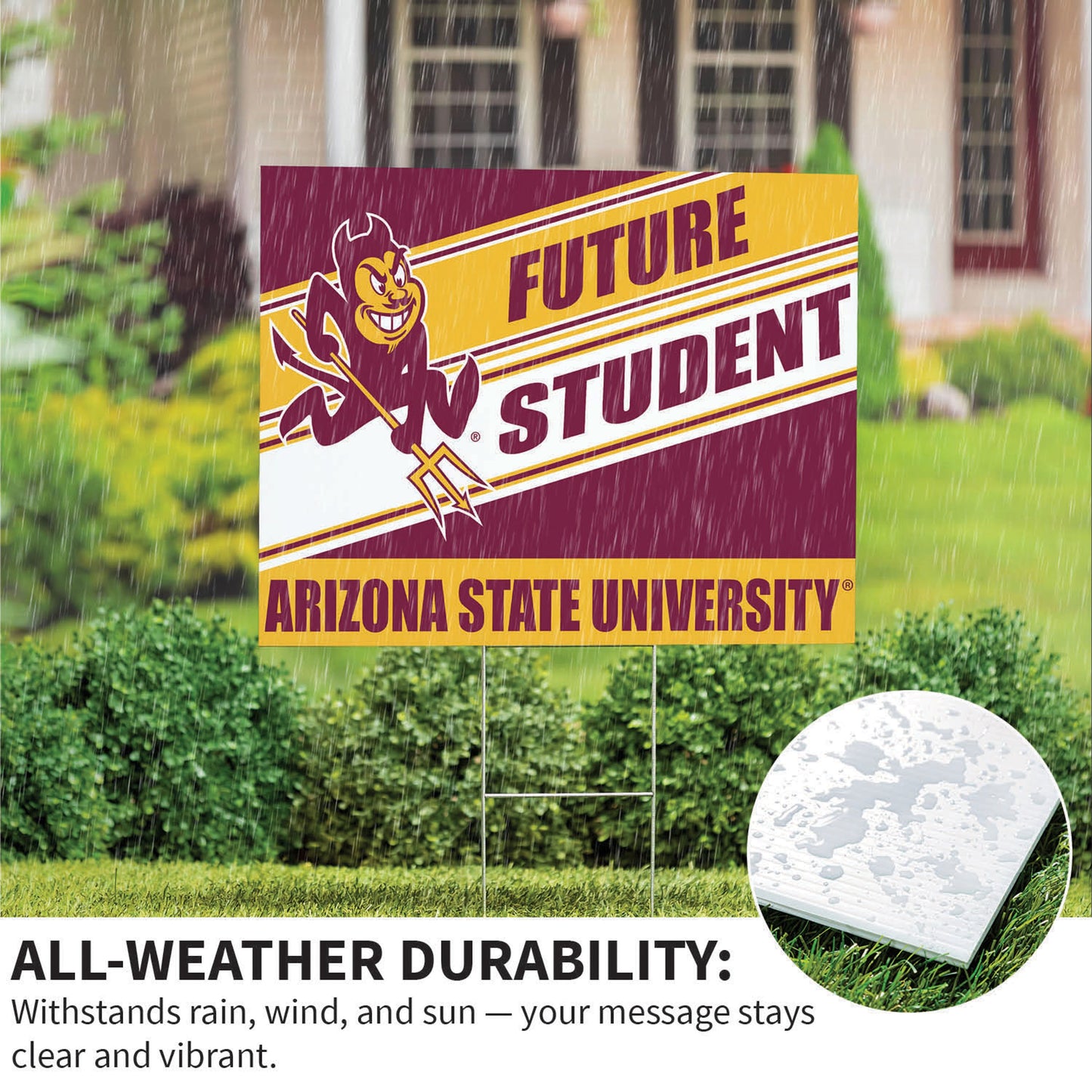 Arizona State University Coroplast Yard Sign, Future Student