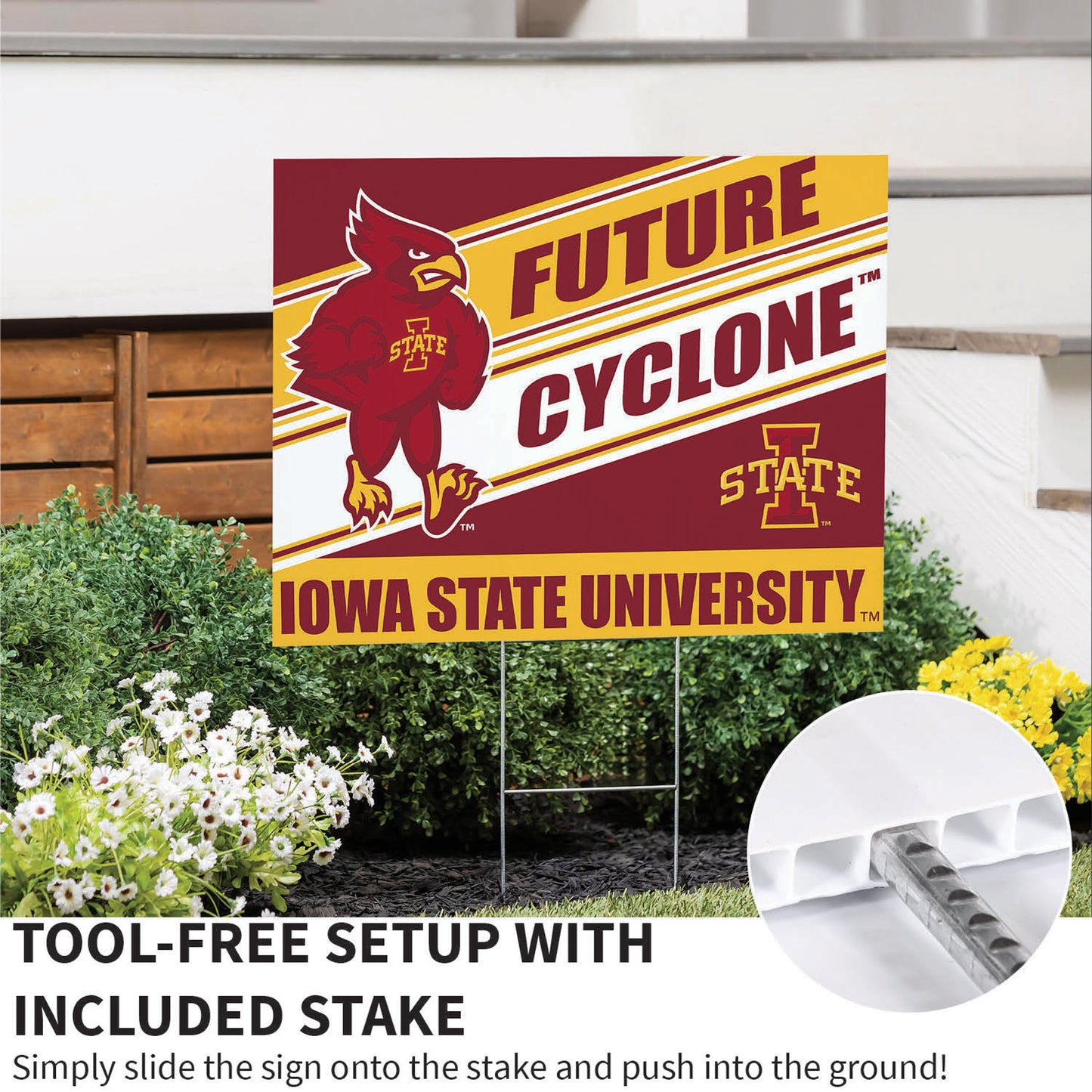 Iowa State University Coroplast Yard Sign, Future Student