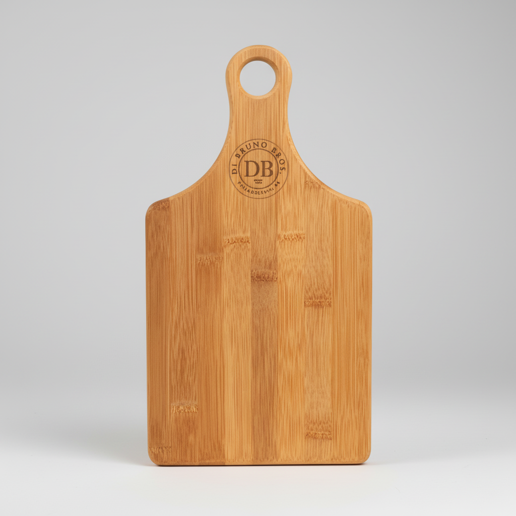 Cutting Board with Paddle Handle