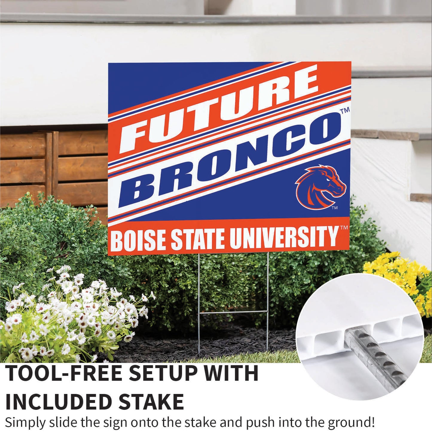 Boise State University Coroplast Yard Sign, Future Student