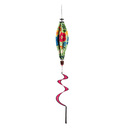 Summer Florals Burlap Balloon Spinner