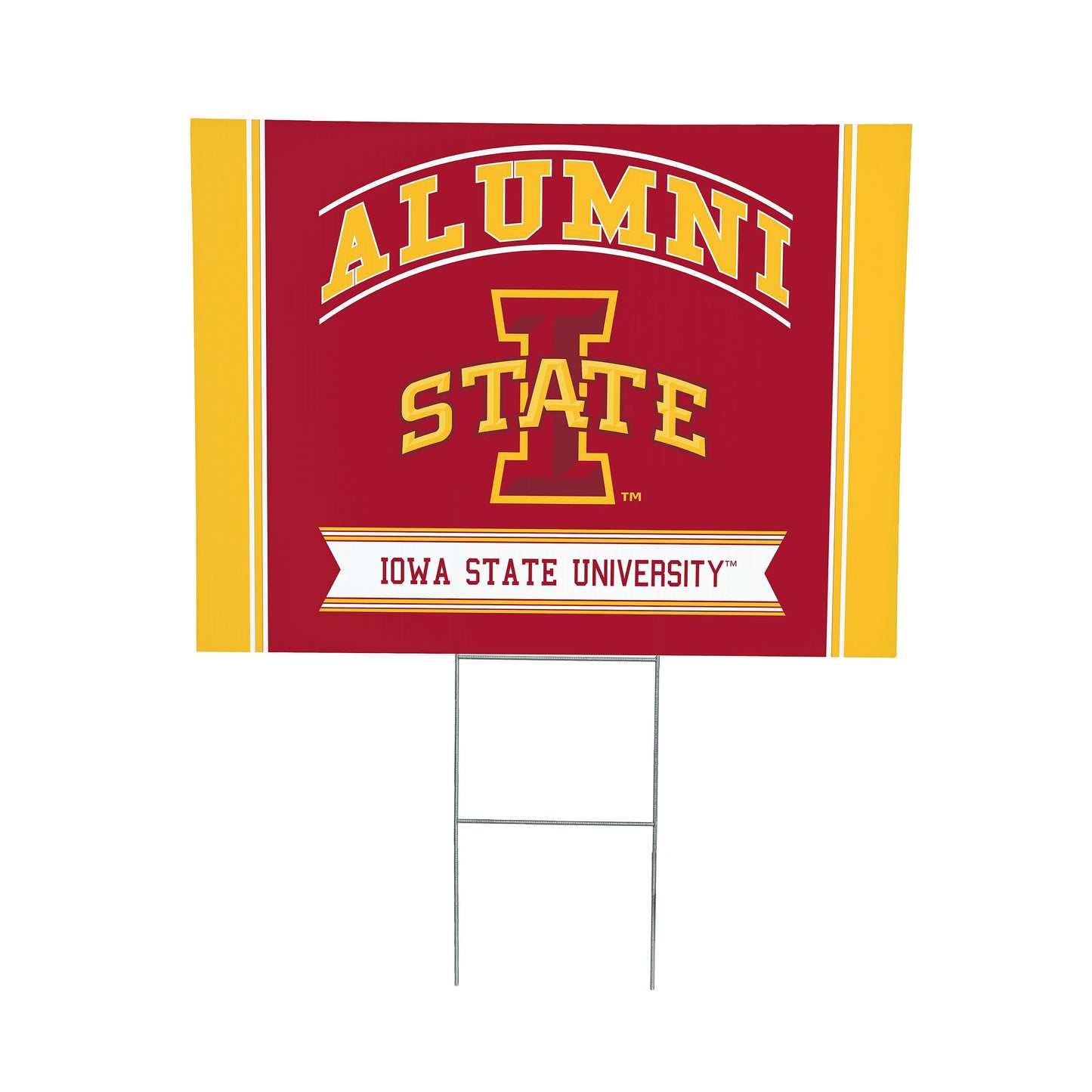 Iowa State University Coroplast Yard Sign Alumni