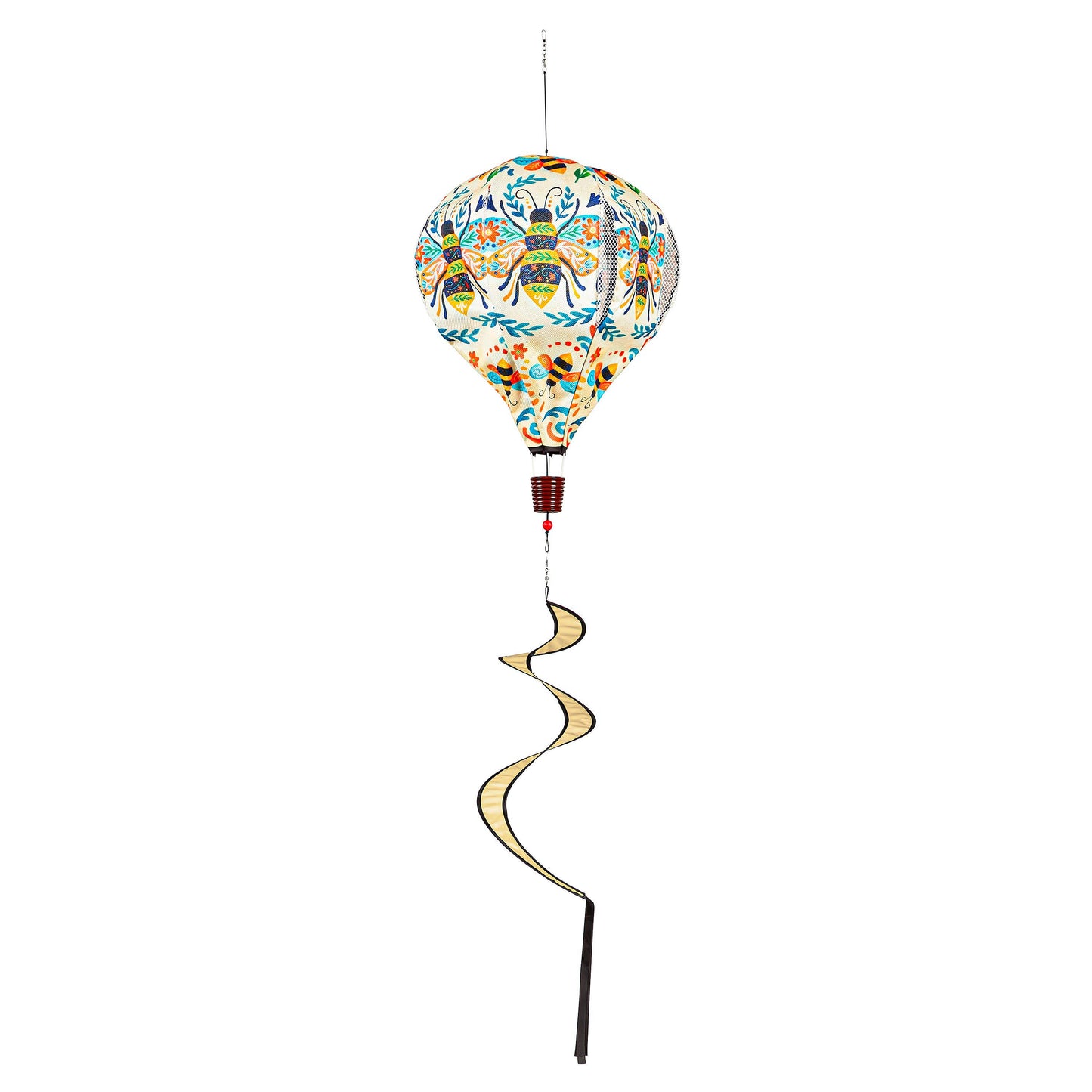 Patterned Bee Balloon Spinner