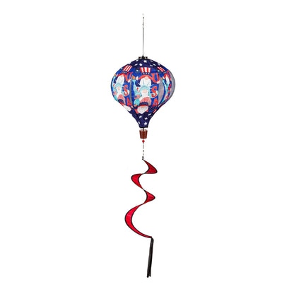 USA Gnomes Burlap Balloon Spinner