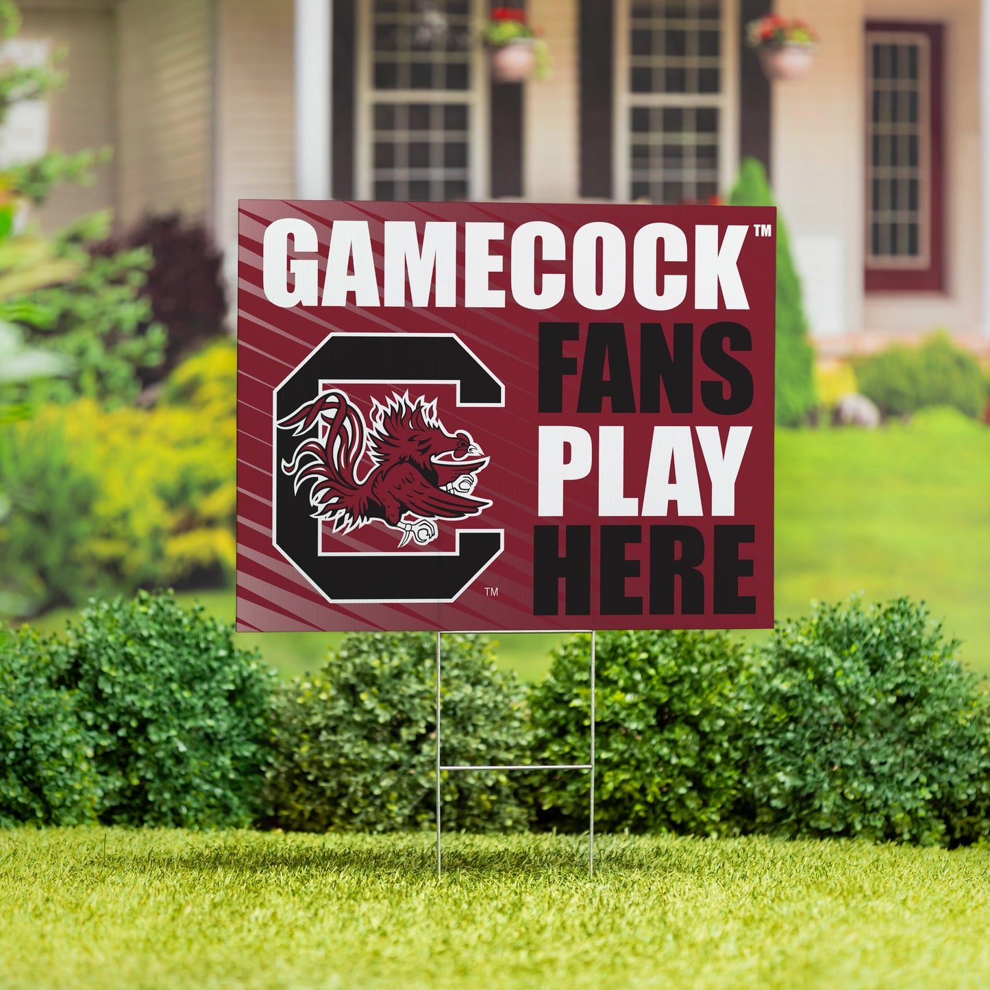 University of South Carolina Coroplast Yard Sign "Fans Play Here"