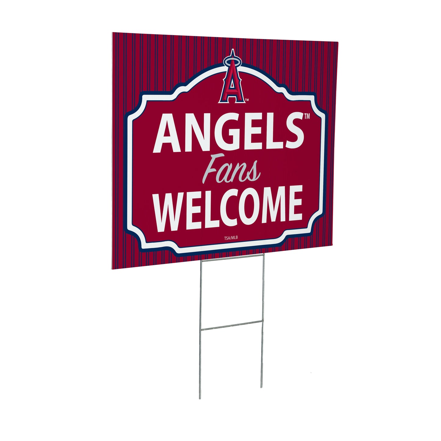 Los Angeles Angels Coroplast Yard Sign, "Fans Welcome"
