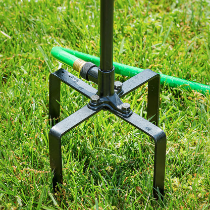 89"H Misting Wind Spinner, Multicolor Helix