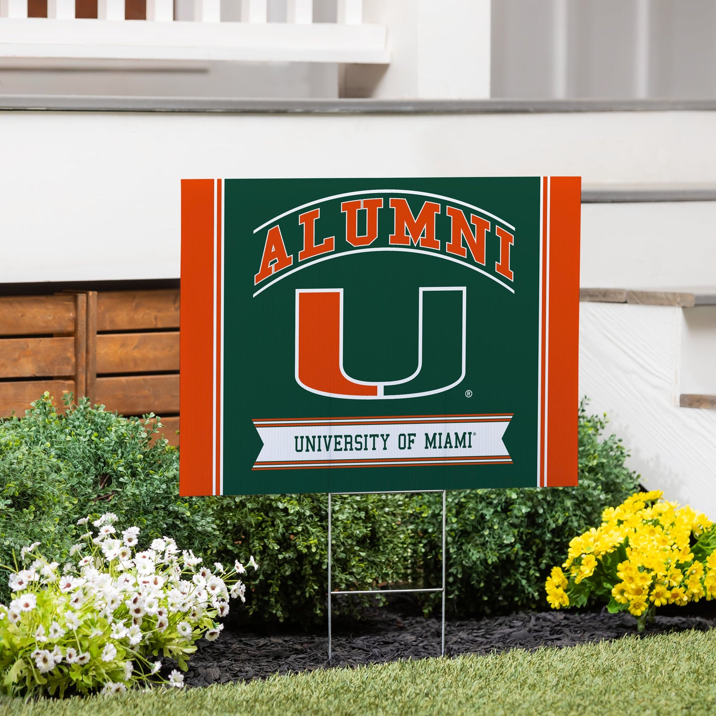 University of Miami Coroplast Yard Sign Alumni