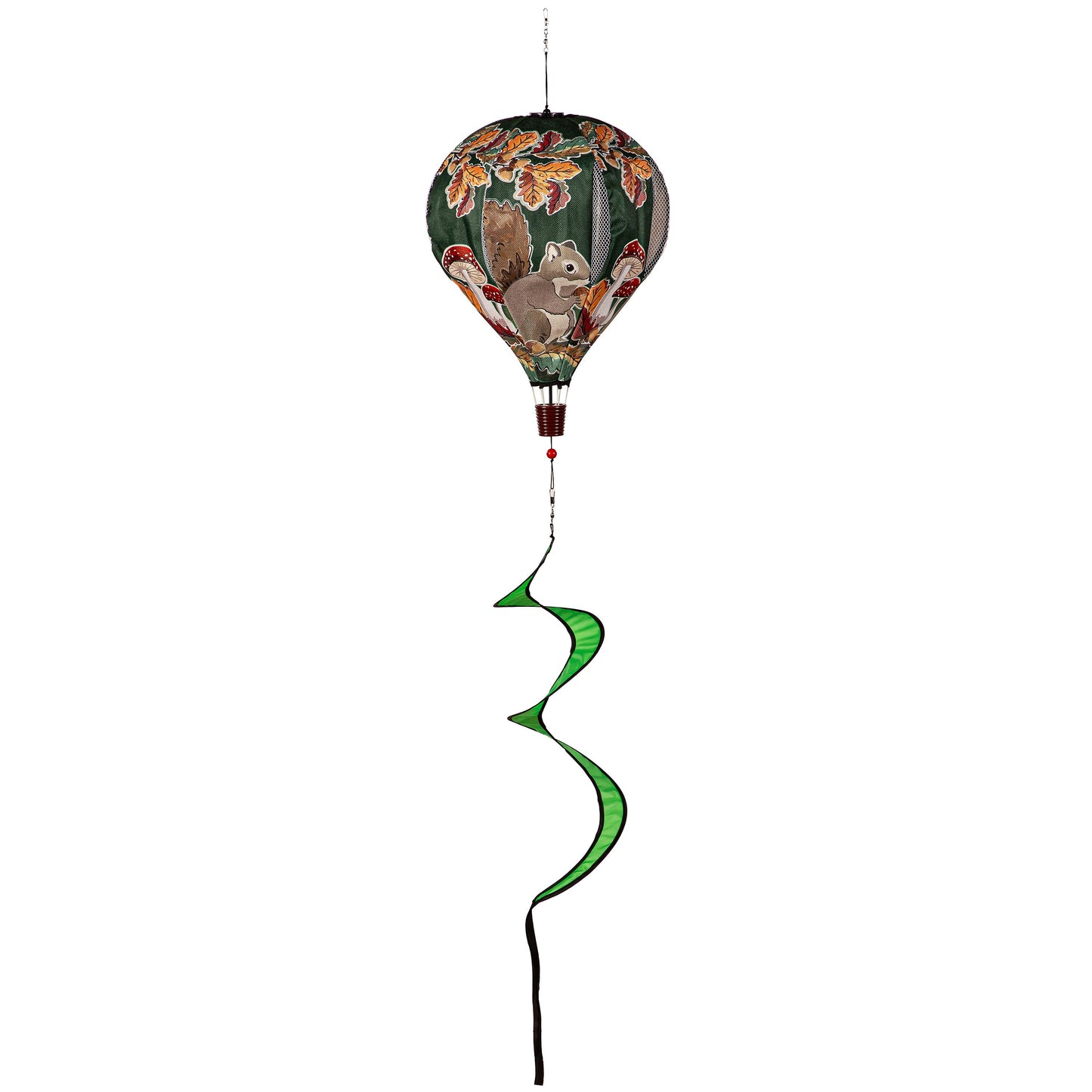 Fall Woodland Welcome Burlap Balloon Spinner