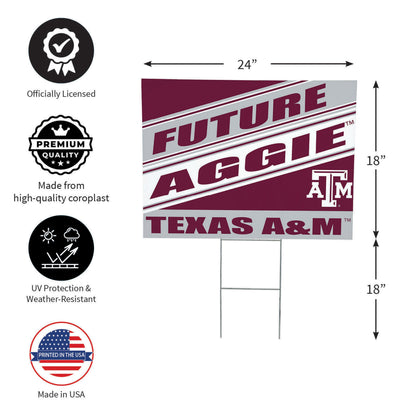 Texas A&M Coroplast Yard Sign, Future Student