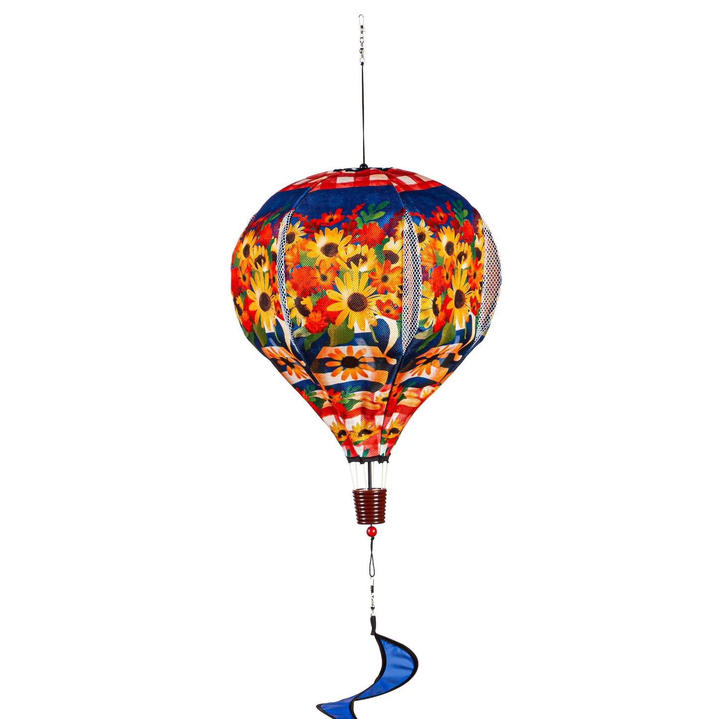 Fall Friends Burlap Balloon Spinner, Blessed Floral