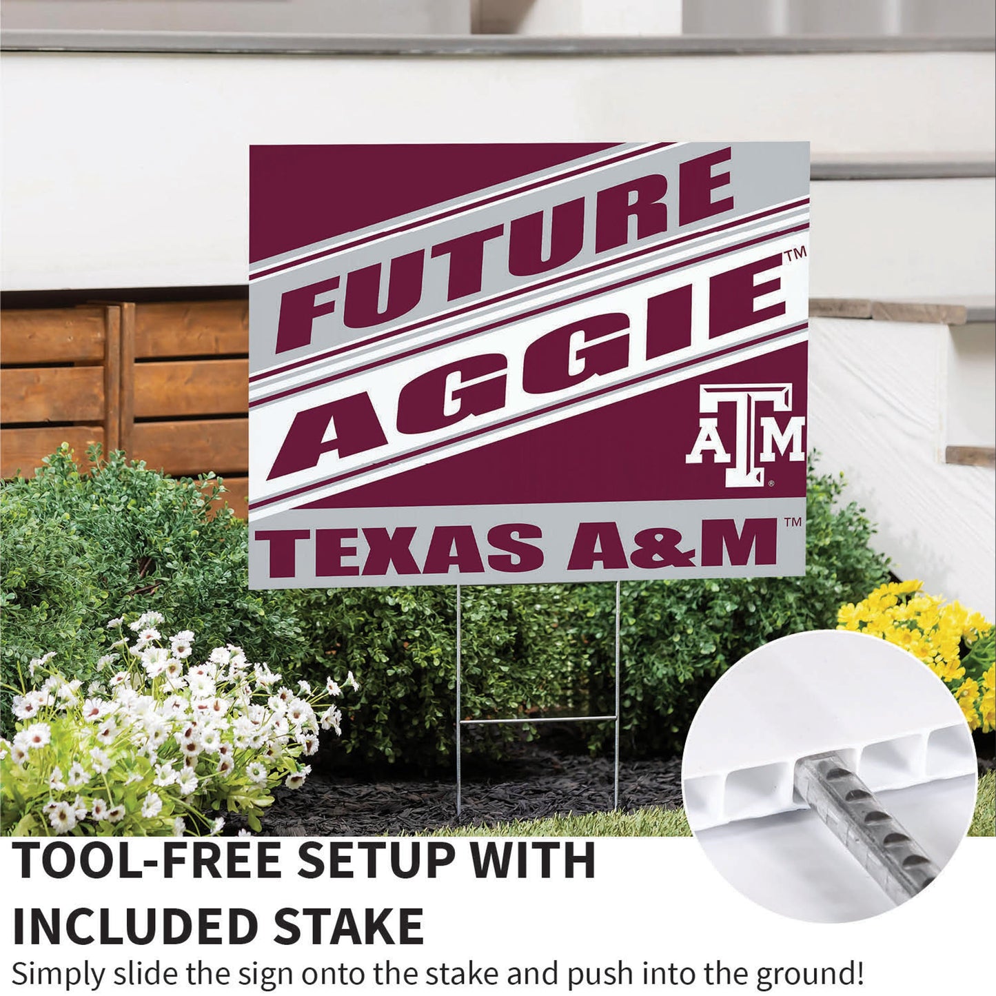 Texas A&M Coroplast Yard Sign, Future Student