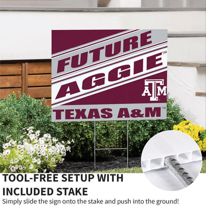 Texas A&M Coroplast Yard Sign, Future Student
