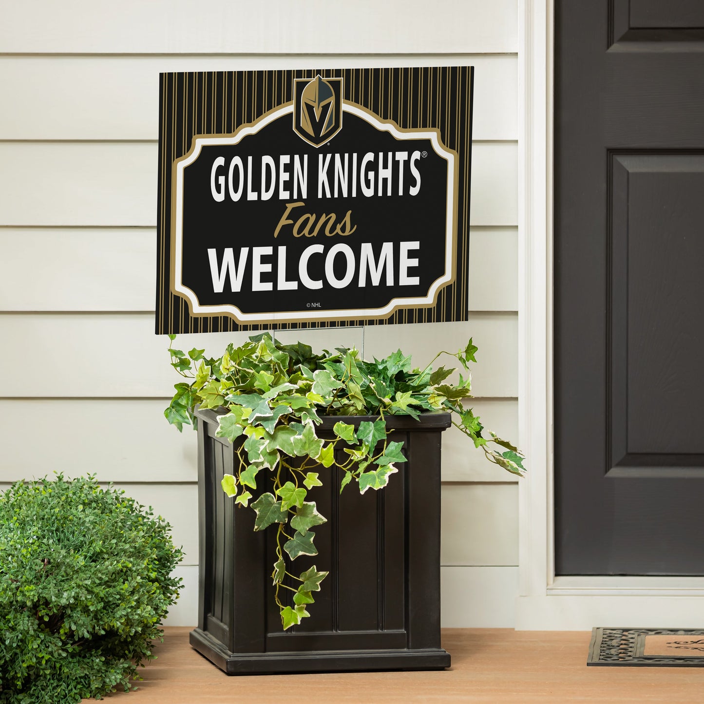 Las Vegas Golden Knights Coroplast Yard Sign, "Fans Welcome"