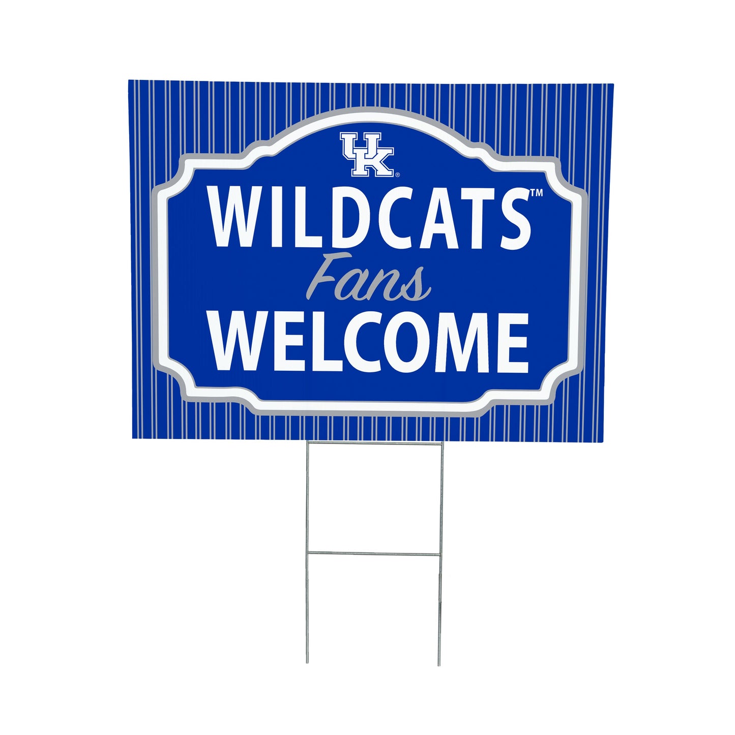 University of Kentucky Coroplast Yard Sign, "Fans Welcome"