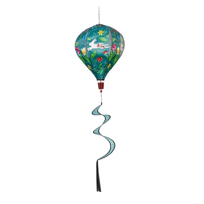Welcome Spring Bunny Balloon Spinner
