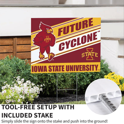 Iowa State University Coroplast Yard Sign, Future Student