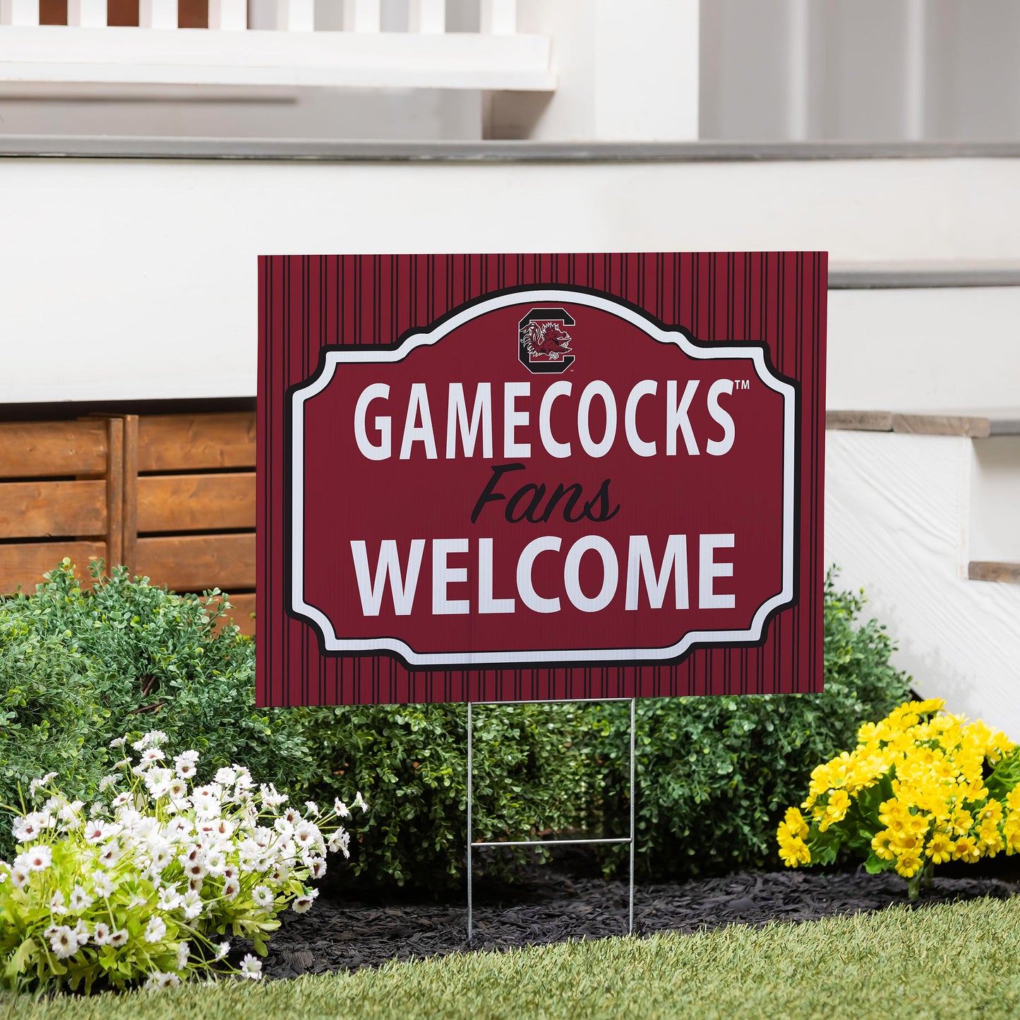 University of South Carolina Coroplast Yard Sign, "Fans Welcome"