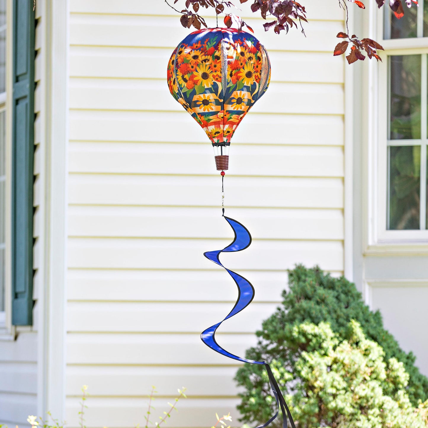 Fall Friends Burlap Balloon Spinner, Blessed Floral