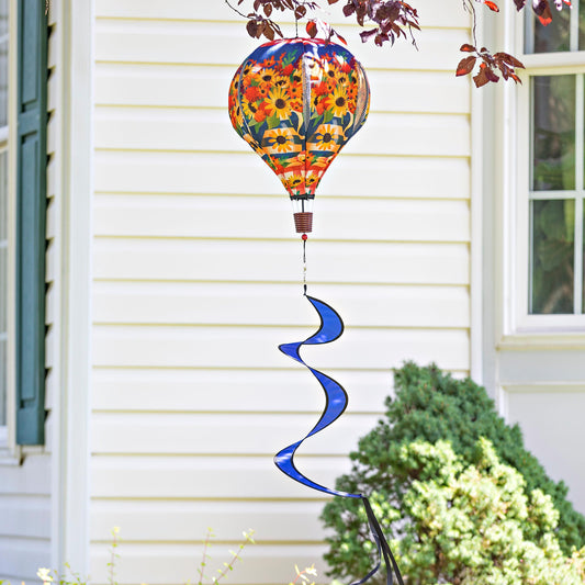 Fall Friends Burlap Balloon Spinner, Blessed Floral