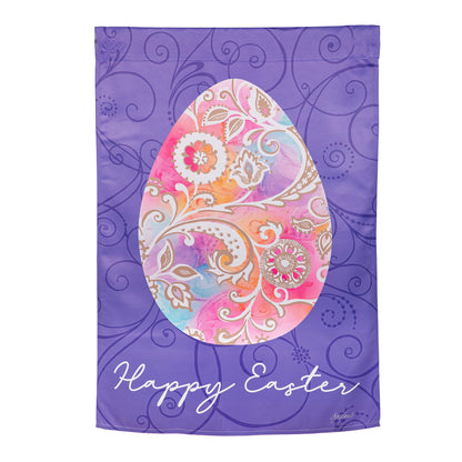 Rainbow Egg Suede House Flag