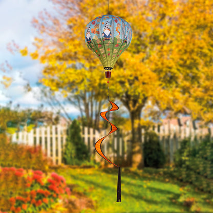 Fall Plaid Gnome Balloon Spinner