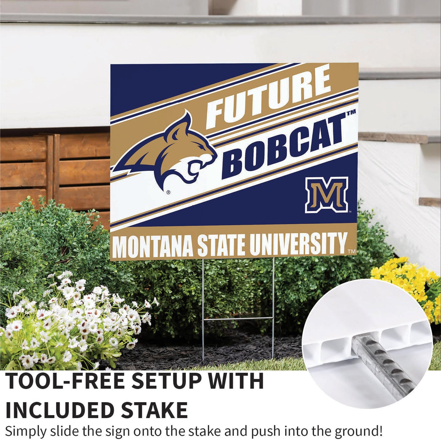 Montana State University Coroplast Yard Sign, Future Student