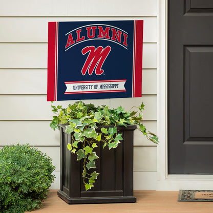 University of Mississippi Coroplast Yard Sign Alumni