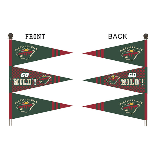 Wind spinner, Pennant, Minnesota Wild