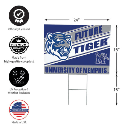 University of Memphis Coroplast Yard Sign, Future Student