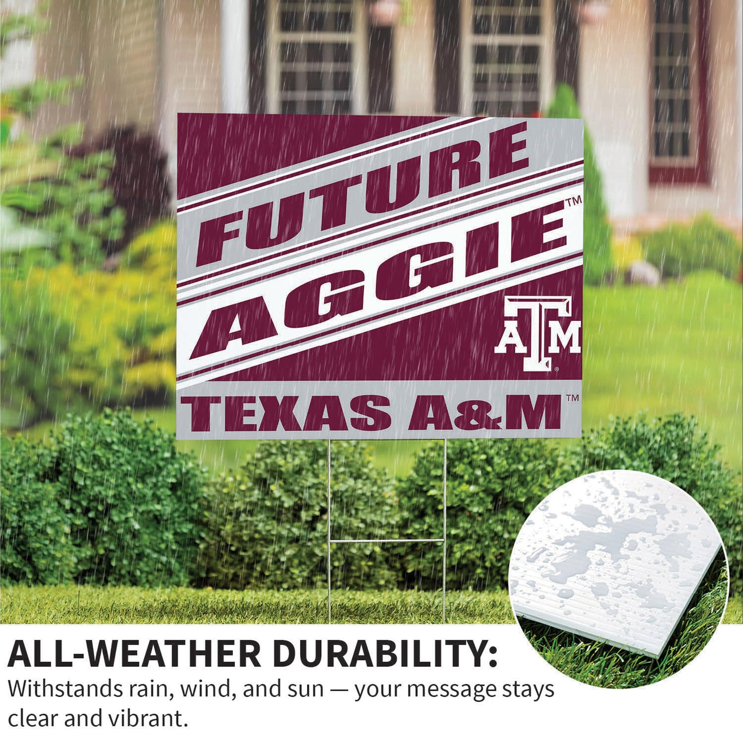 Texas A&M Coroplast Yard Sign, Future Student