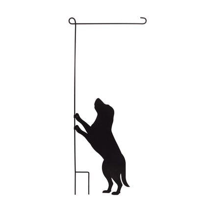 Decorative Garden Flag Stands, Dog