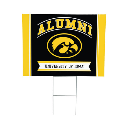 University of Iowa Coroplast Yard Sign Alumni