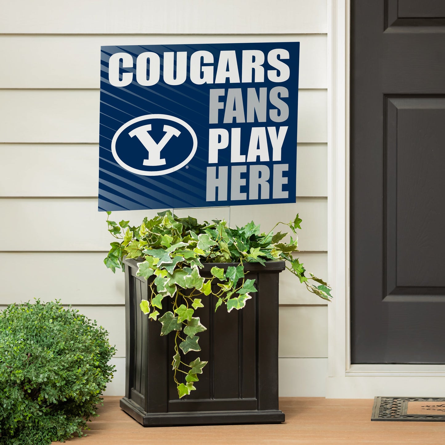Brigham Young University Coroplast Yard Sign "Fans Play Here"
