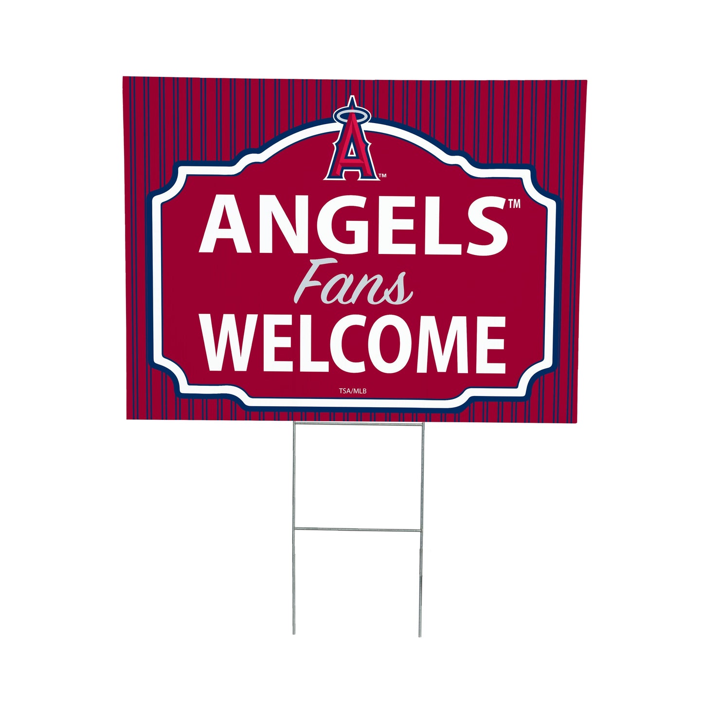 Los Angeles Angels Coroplast Yard Sign, "Fans Welcome"