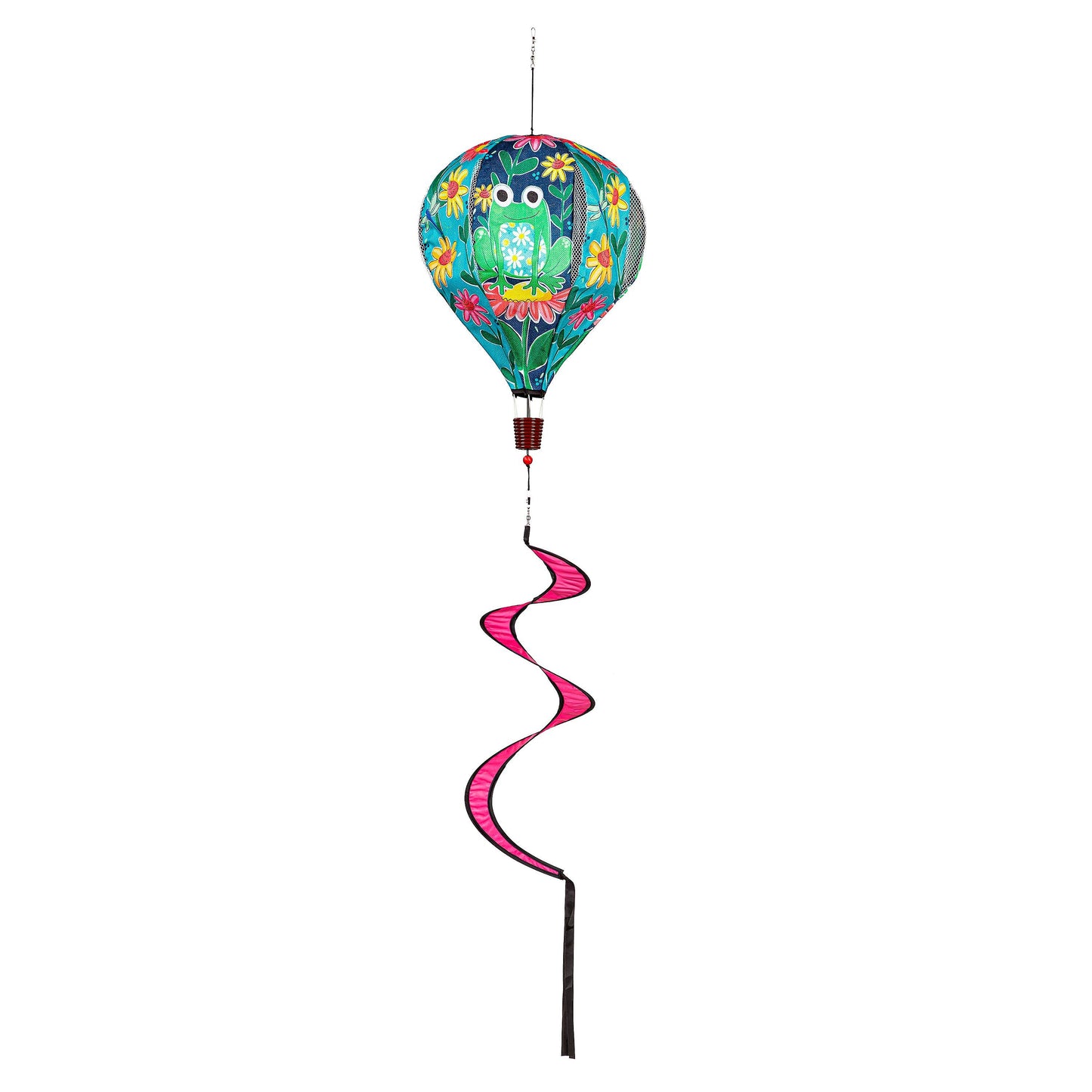 Welcome Friends Frog Balloon Spinner