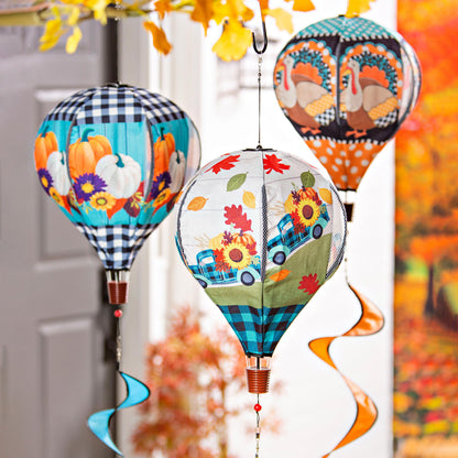 Fall Friends Burlap Balloon Spinner, Truck