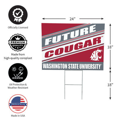 Washington State University Coroplast Yard Sign, Future Student