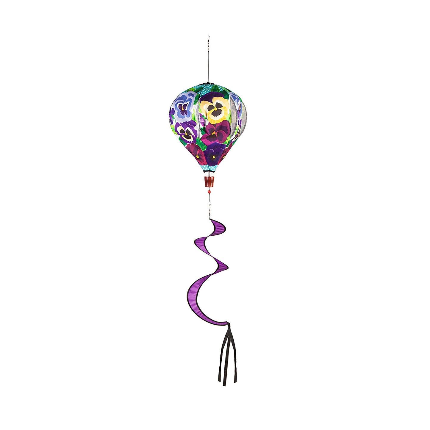 Spring Blooms Balloon Spinner, Pansy