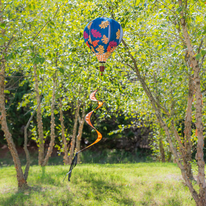 Fall Friends Burlap Balloon Spinner, Falling Leaves