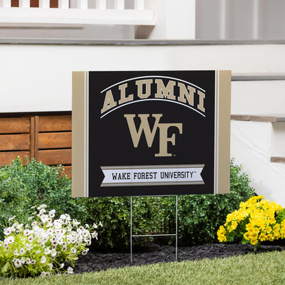 Wake Forest University Coroplast Yard Sign Alumni