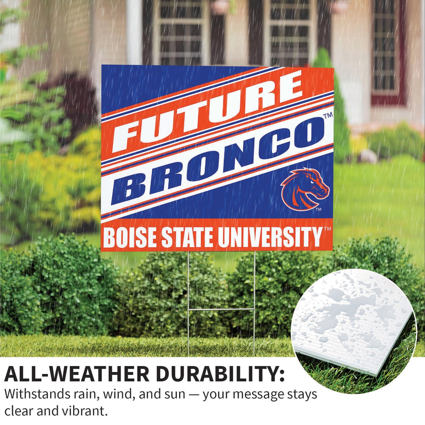 Boise State University Coroplast Yard Sign, Future Student