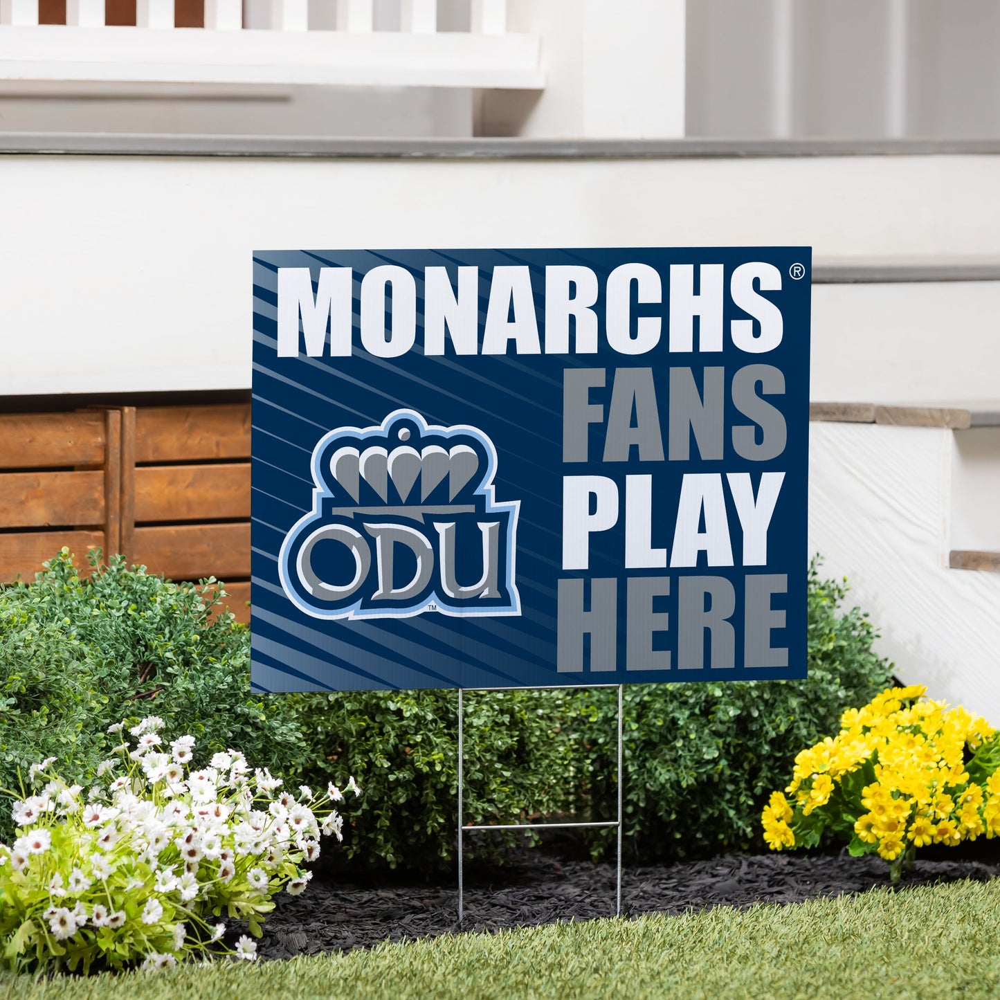 Old Dominion University Coroplast Yard Sign "Fans Play Here"