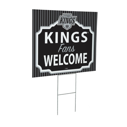 Los Angeles Kings Coroplast Yard Sign, "Fans Welcome"