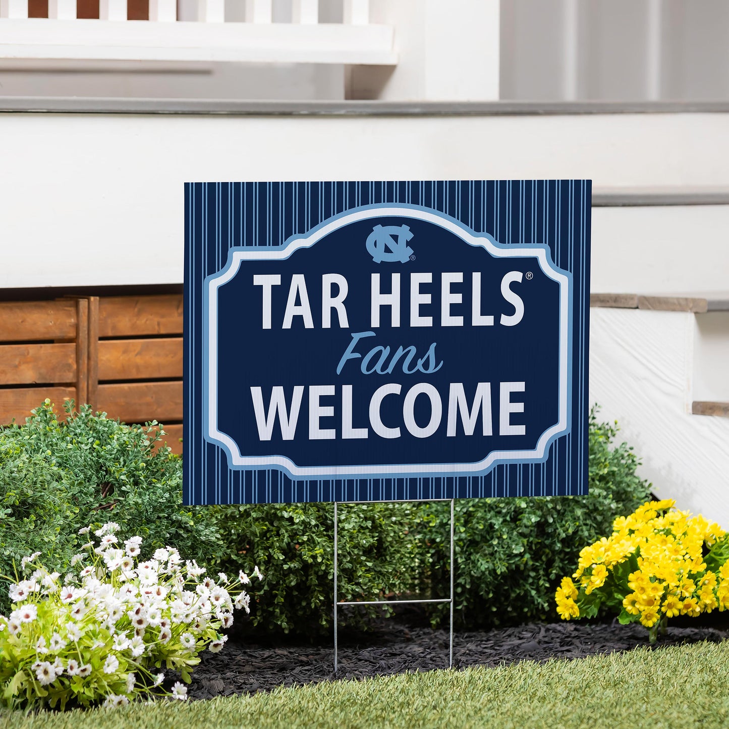 University of North Carolina Coroplast Yard Sign, "Fans Welcome"