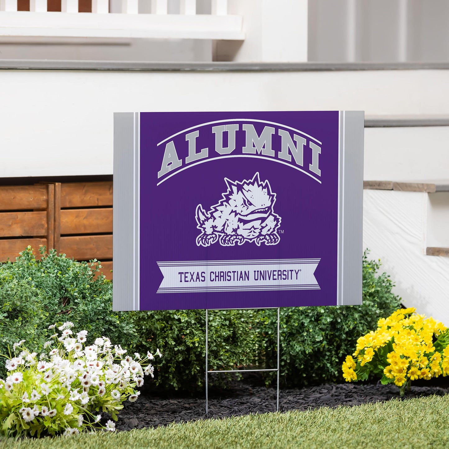 Texas Christian University Coroplast Yard Sign Alumni