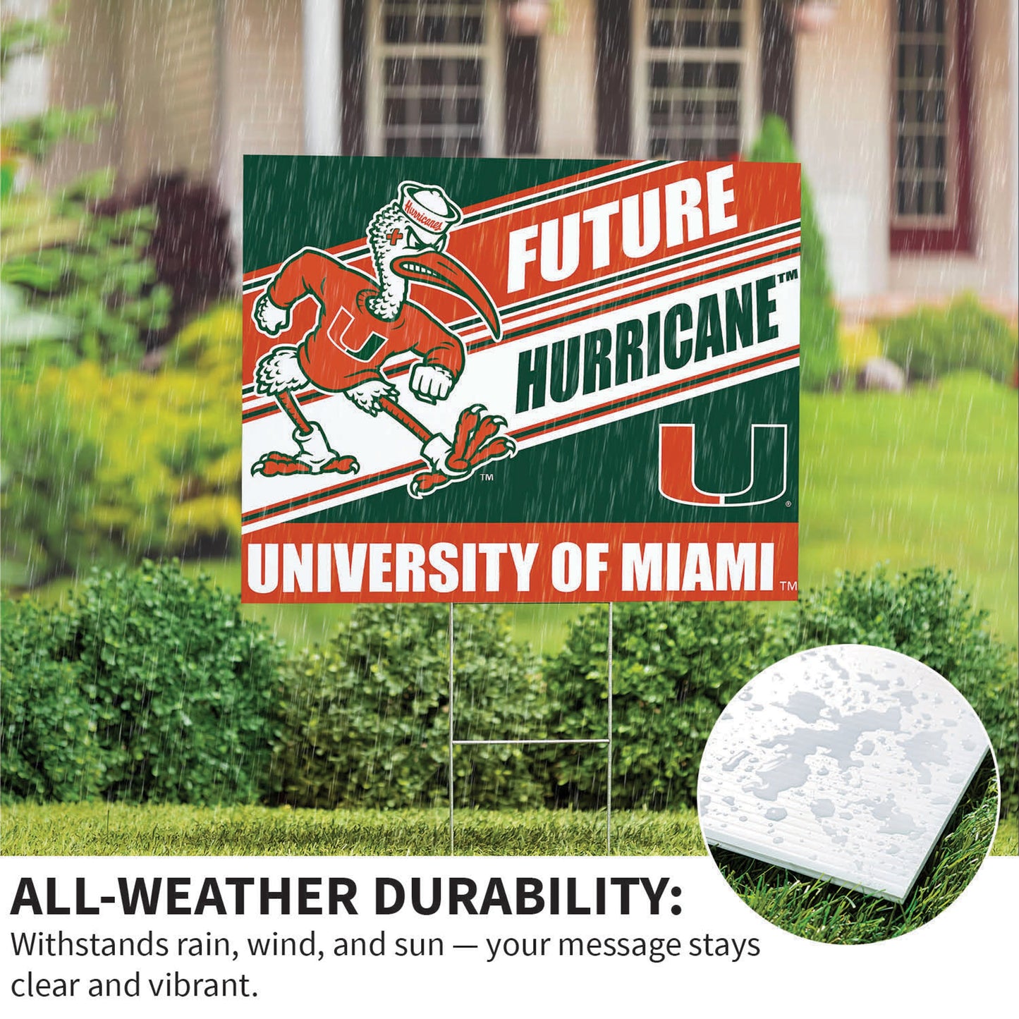 University of Miami Coroplast Yard Sign, Future Student