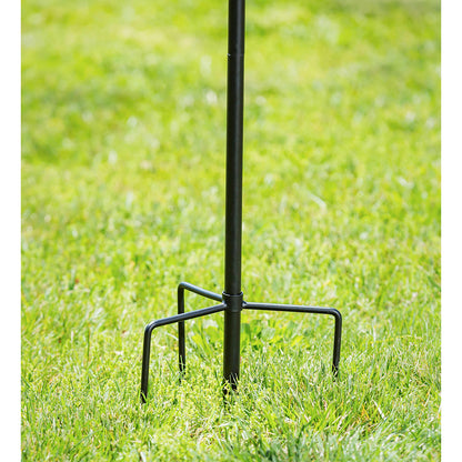 84"H 3 Tier Wind Spinner, Primary Color Ombre Waves in Motion