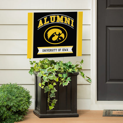 University of Iowa Coroplast Yard Sign Alumni