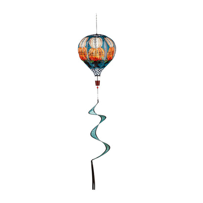 Gather Stacked Pumpkins Burlap Balloon Spinner